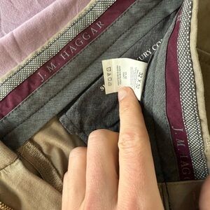 Haggar Men's Tan Pants